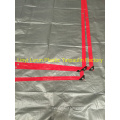 Red Silver PE Tarpaulin Sheet